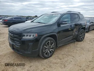 2021 GMC Acadia SLE with VIN 1GKKNKLS9MZ108979, listed as a Copart auction lot 84821504 with 34,164 mi miles and Salvage Title. Bid and sale history available at DreamBid. Image 1.