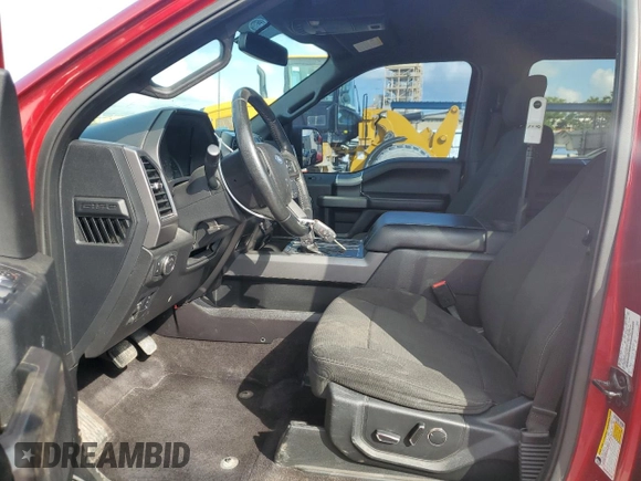 2017 Ford F-150 XL with VIN 1FTEW1EP1HFB19717, listed as a Copart auction lot 53440015 with 115,193 mi miles and Salvage title. Bid and sale history available at DreamBid. Image 7.