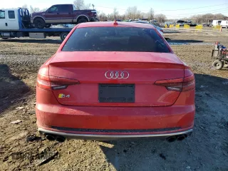 2018 Audi S4 Prestige with VIN WAUC4AF42JA003833, listed as a Copart auction lot 88572375 with 82,007 mi miles and Salvage Title. Bid and sale history available at carsss.com. Image 6.