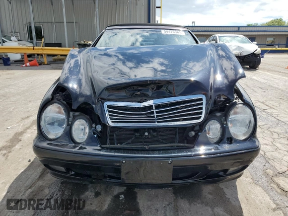 2003 Mercedes-Benz CLK 320 with VIN WDBLK65G43T140926, listed as a Copart auction lot 54426345 with 65,221 mi miles and Salvage Title. Bid and sale history available at DreamBid. Image 5.