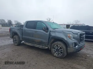 2021 GMC Sierra 1500 AT4 with VIN 3GTP9EEL5MG469705, listed as a IAAI auction lot 40897435 with 45,210 mi miles and . Bid and sale history available at DreamBid. Image 1.