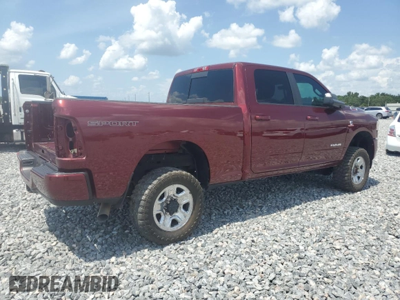 2021 Ram 2500 Big Horn with VIN 3C6UR5DL1MG581624, listed as a Copart auction lot 58799575 with 50,828 mi miles and Salvage title. Bid and sale history available at DreamBid. Image 3.