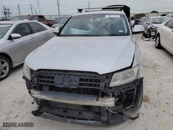 2014 Audi Q5 Premium Plus with VIN WA1LFAFP6EA048460, listed as a Copart auction lot 50043484 with 130,278 mi miles and Clean Title. Bid and sale history available at carsss.com. Image 5.