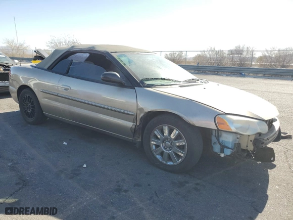 2004 Chrysler Sebring LX with VIN 1C3EL45X84N420919, listed as a Copart auction lot 43266725 with 98,528 mi miles and Salvage Title. Bid and sale history available at carsss.com. Image 4.