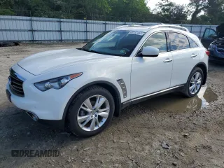 2012 Infiniti FX with VIN JN8AS1MWXCM155966, listed as a Copart auction lot 55132465 with 115,802 mi miles and Salvage title. Bid and sale history available at DreamBid. Image 1.