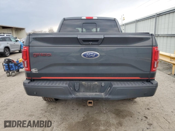 2016 Ford F-150 XLT with VIN 1FTEW1EG9GFC37867, listed as a Copart auction lot 52339545 with 61,361 mi miles and Salvage Title. Bid and sale history available at carsss.com. Image 6.