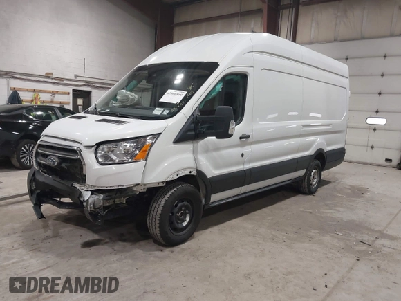 2020 Ford Transit Cargo with VIN 1FTBR3X85LKA65544, listed as a IAAI auction lot 42006800 with 55,497 mi miles and . Bid and sale history available at DreamBid. Image 18.