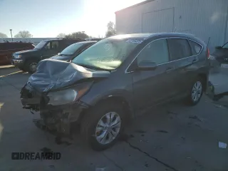 2012 Honda CR-V EX-L with VIN 2HKRM3H76CH505160, listed as a Copart auction lot 42185375 with 60,762 mi miles and Salvage Title. Bid and sale history available at carsss.com. Image 1.