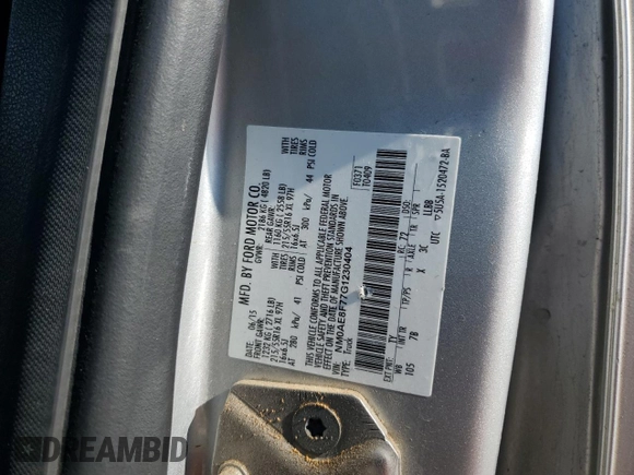 2016 Ford Transit Connect XLT with VIN NM0AE8F77G1230404, listed as a Copart auction lot 42306715 with 149,249 mi miles and Salvage title. Bid and sale history available at DreamBid. Image 13.