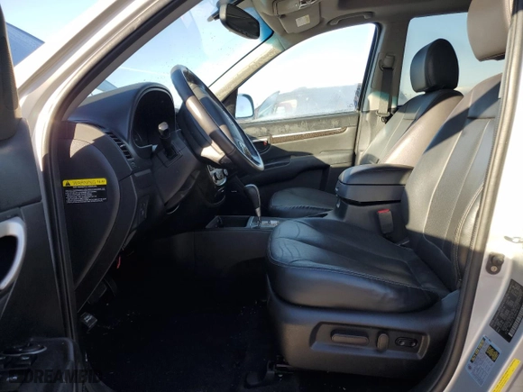 2009 Hyundai Santa Fe SE with VIN 5NMSH13E49H267833, listed as a Copart auction lot 82017874 with 143,507 mi miles and Salvage Title. Bid and sale history available at carsss.com. Image 7.