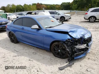 2016 BMW 2 Series M235i xDrive with VIN WBA1J9C52GV372057, listed as a Copart auction lot 71236354 with 89,420 mi miles and Salvage Title. Bid and sale history available at carsss.com. Image 4.