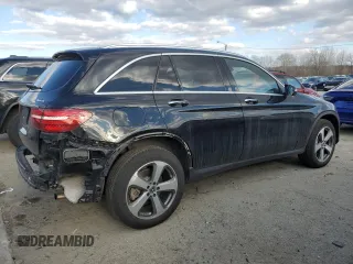 2018 Mercedes-Benz GLC with VIN WDC0G4KB0JV101930, listed as a Copart auction lot 46602165 with 99,229 mi miles and Salvage Title. Bid and sale history available at carsss.com. Image 3.