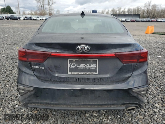 2019 Kia Forte LXS with VIN 3KPF24AD6KE025198, listed as a Copart auction lot 47574485 with 57,697 mi miles and Salvage Title. Bid and sale history available at carsss.com. Image 6.