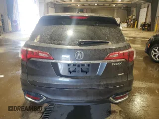 2016 Acura RDX Tech Pkg with VIN 5J8TB4H59GL002757, listed as a Copart auction lot 48546155 with 77,590 mi miles and Salvage Title. Bid and sale history available at carsss.com. Image 6.