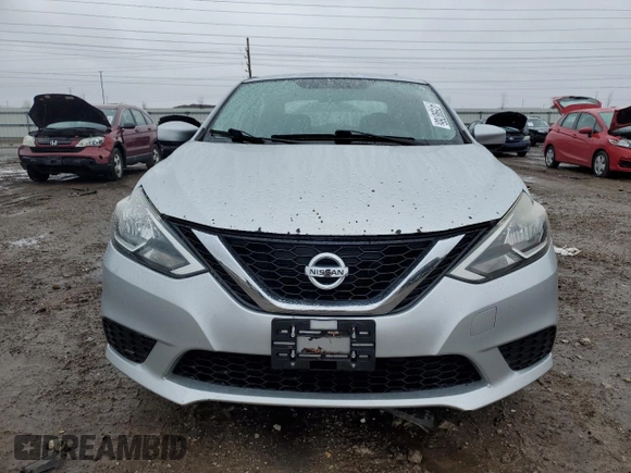 2017 Nissan Sentra S with VIN 3N1AB7AP8HY281410, listed as a Copart auction lot 47598765 with 125,075 mi miles and Salvage Title. Bid and sale history available at DreamBid. Image 5.