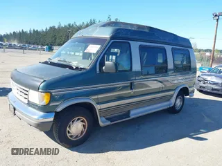 1995 Ford Econoline Cargo with VIN 1FDEE14H3SHB23319, listed as a IAAI auction lot 42057536 with 108,620 mi miles and . Bid and sale history available at DreamBid. Image 2.