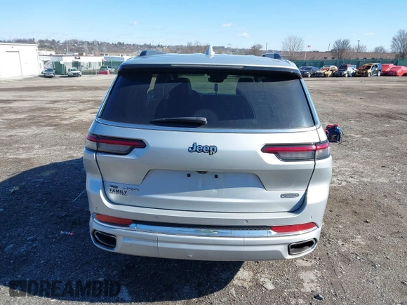 2021 Jeep Grand Cherokee Overland with VIN 1C4RJKDG0M8122002, listed as a IAAI auction lot 41748944 with 88,336 mi miles and . Bid and sale history available at DreamBid. Image 16.