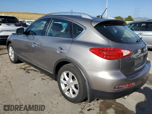 2010 Infiniti EX Journey with VIN JN1AJ0HR3AM755208, listed as a Copart auction lot 70825834 with 97,838 mi miles and Salvage Title. Bid and sale history available at carsss.com. Image 2.