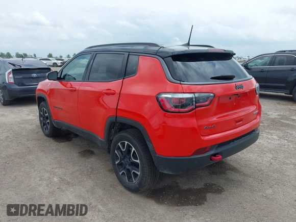 2021 Jeep Compass Trailhawk с VIN 3C4NJDDB3MT503519, выставлен на аукционе IAAI как лот 42134067 с пробегом 35 406 миль миль и . История ставок и продаж доступна на DreamBid. Изображение 3.