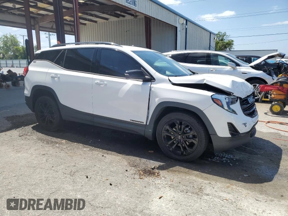 2020 GMC Terrain SLT z VIN 3GKALPEV2LL126770, wystawiony jako Copart lot #55128845 z przebiegiem 96 211 mil mil oraz Nie do naprawy • Non repairable. Historia ofert i sprzedaży dostępna na DreamBid. Obrazek 4.