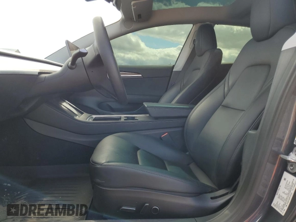 2023 Tesla Model 3 with VIN 5YJ3E1EA3PF707076, listed as a Copart auction lot 48993105 with 30,525 mi miles and Salvage Title. Bid and sale history available at DreamBid. Image 7.