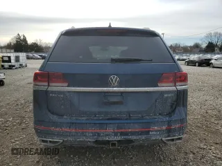 2021 Volkswagen Atlas SEL Premium R-Line with VIN 1V2FR2CA1MC537446, listed as a Copart auction lot 42695215 with 53,537 mi miles and Non repairable. Bid and sale history available at DreamBid. Image 6.