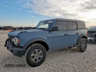2024 Ford Bronco Big Bend z VIN 1FMDE7BH7RLB38639, wystawiony jako Copart lot #57882975 z przebiegiem 1 519 mil mil oraz Szkoda całkowita • Salvage title. Historia ofert i sprzedaży dostępna na DreamBid. Obrazek 1.