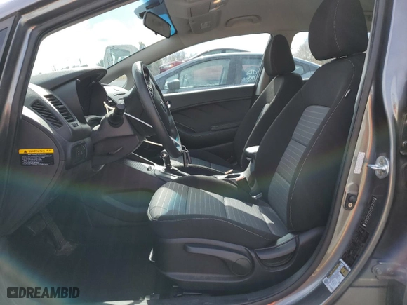 2016 Kia Forte 5-Door LX with VIN KNAFK5A89G5573494, listed as a Copart auction lot 50078525 with 25,733 mi miles and Salvage Title. Bid and sale history available at carsss.com. Image 7.