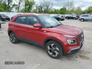 2022 Hyundai Venue SEL with VIN KMHRC8A38NU192771, listed as a Copart auction lot 54449645 with 35,152 mi miles and Salvage title. Bid and sale history available at DreamBid. Image 4.