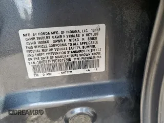 2013 Acura ILX Tech Pkg with VIN 19VDE1F79DE019388, listed as a Copart auction lot 51275395 with 140,474 mi miles and Salvage Title. Bid and sale history available at carsss.com. Image 14.
