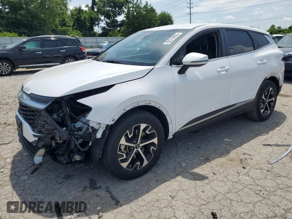 2023 Kia Sportage EX with VIN 5XYK33AF2PG019612, listed as a Copart auction lot 62315855 with 45,989 mi miles and Salvage title. Bid and sale history available at DreamBid. Image 1.