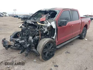 2023 Ford F-150 XL with VIN 1FTFW1E58PKF53254, listed as a IAAI auction lot 41250776 with 1 mi miles. Bid and sale history available at carsss.com. Image 2.