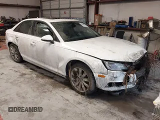 2017 Audi A4 Premium with VIN WAUGNAF40HN007638, listed as a IAAI auction lot 41069009 with 79,951 mi miles. Bid and sale history available at carsss.com. Image 1.