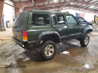 1997 Jeep Cherokee Country with VIN 1J4FJ78S8VL577137, listed as a Copart auction lot 48034405 with 156,154 mi miles and Salvage Title. Bid and sale history available at carsss.com. Image 3.
