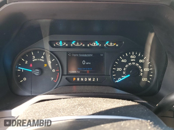 2016 Ford F-150 XL with VIN 1FTEX1CP8GFA96743, listed as a Copart auction lot 50309085 with 122,835 mi miles and Salvage Title. Bid and sale history available at carsss.com. Image 9.