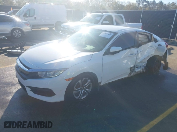 2016 Honda Civic Sedan LX with VIN 2HGFC2F53GH556228, listed as a IAAI auction lot 41867448 with 157,970 mi miles. Bid and sale history available at carsss.com. Image 17.