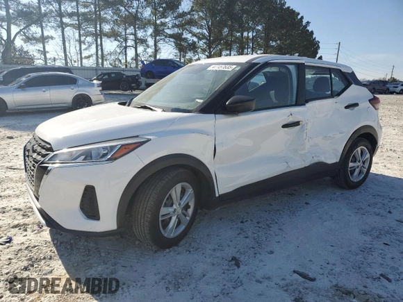 2021 Nissan Kicks S with VIN 3N1CP5BV1ML532917, listed as a Copart auction lot 47157635 with 82,825 mi miles and Salvage Title. Bid and sale history available at carsss.com. Image 1.