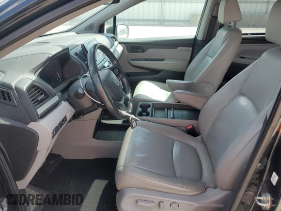 2018 Honda Odyssey EX-L with VIN 5FNRL6H77JB009851, listed as a Copart auction lot 52203155 with 127,575 mi miles and Salvage Title. Bid and sale history available at carsss.com. Image 7.