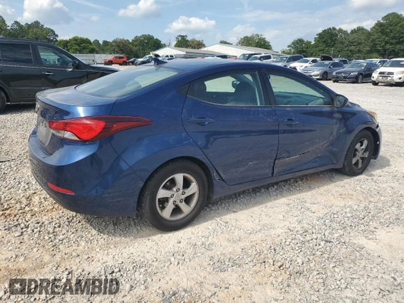 2015 Hyundai Elantra SE z VIN 5NPDH4AE4FH636508, wystawiony jako Copart lot #58807875 z przebiegiem 129 065 mil mil oraz Szkoda całkowita • Salvage title. Historia ofert i sprzedaży dostępna na DreamBid. Obrazek 3.