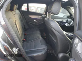 2020 Mercedes-Benz GLC with VIN WDC0J8KB5LF744831, listed as a Copart auction lot 85045494 with 43,739 mi miles and Salvage Title. Bid and sale history available at carsss.com. Image 10.