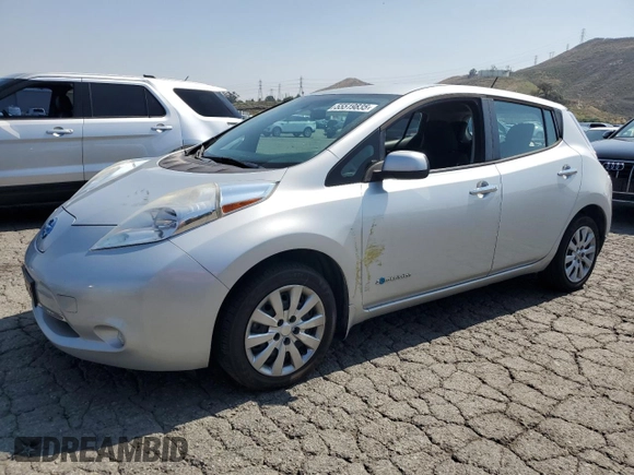 2015 Nissan LEAF S z VIN 1N4AZ0CP2FC303068, wystawiony jako Copart lot #55519835 z przebiegiem 93 618 mil mil oraz Szkoda całkowita • Salvage title. Historia ofert i sprzedaży dostępna na DreamBid. Obrazek 1.