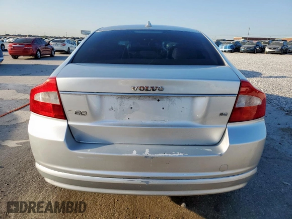 2009 Volvo S80 I6 with VIN YV1AS982791106584, listed as a Copart auction lot 52923625 with 133,546 mi miles and Salvage Title. Bid and sale history available at carsss.com. Image 6.