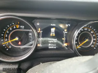 2019 Jeep Wrangler Unlimited Sport with VIN 1C4HJXDG4KW538961, listed as a Copart auction lot 44018655 with 53,478 mi miles and Salvage Title. Bid and sale history available at carsss.com. Image 9.