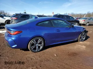 2023 BMW 4 Series 430i xDrive with VIN WBA73AP07PCL66321, listed as a Copart auction lot 42847324 with 15,343 mi miles and . Bid and sale history available at DreamBid. Image 3.