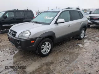 2006 Hyundai Tucson GLS with VIN KM8JN72DX6U417878, listed as a Copart auction lot 87425694 with 204,492 mi miles and Clean Title. Bid and sale history available at carsss.com. Image 1.