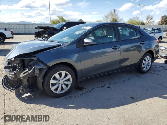 2016 Toyota Corolla L with VIN 5YFBURHE6GP524514, listed as a Copart auction lot 54149055 with 59,799 mi miles and Salvage Title. Bid and sale history available at DreamBid. Image 1.