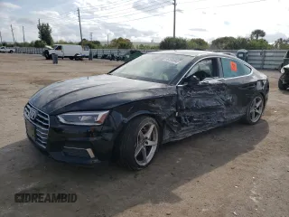 2018 Audi A5 Sportback Premium Plus with VIN WAUENCF58JA030061, listed as a Copart auction lot 46198094 with 130,852 mi miles. Bid and sale history available at carsss.com. Image 1.