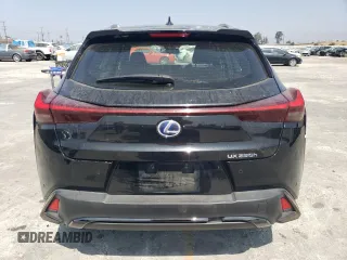 2022 Lexus UX 250h F Sport with VIN JTHE9JBH7N2059948, listed as a Copart auction lot 68671394 with 84,729 mi miles and Salvage Title. Bid and sale history available at DreamBid. Image 6.