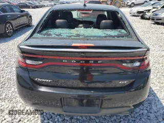 2014 Dodge Dart GT with VIN 1C3CDFEBXED866761, listed as a Copart auction lot 76047754 with 113,311 mi miles and Salvage title. Bid and sale history available at DreamBid. Image 6.
