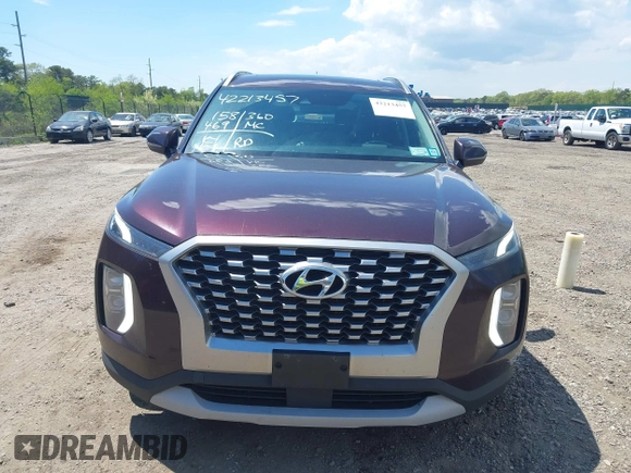 2021 Hyundai Palisade SEL z VIN KM8R2DHE9MU175205, wystawiony jako IAAI lot #42213457 z przebiegiem 158 469 mil mil oraz . Historia ofert i sprzedaży dostępna na DreamBid. Obrazek 12.